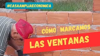 Marcando las ventanas de una casa amplia workingfromhome trend construction [upl. by Niwde]