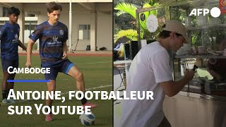 Au Cambodge le rêve improbable dun footballeur sur Youtube  AFP [upl. by Lleroj]