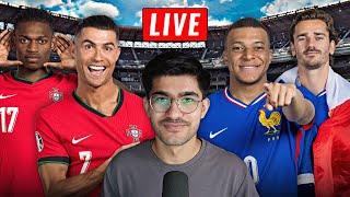 Portugal vs France  EURO 2024 Quarter Finals WATCHALONG [upl. by Demeter715]