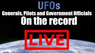 UFOs  Generals Pilots and Government officials on the record LIVE on Truthloader [upl. by Anih]