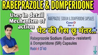 Rablet DSR capsule  Cyra D capsules  Rabeprazole sodium and domperidone capsules [upl. by Gollin]