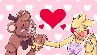 Freddy and Toy Chica Have A Romantic Date With FUNTIME [upl. by Aihsiym]