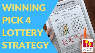 Pick 4 How To Win Lottery Strategy  5 Hits In One Week [upl. by Oiludbo]