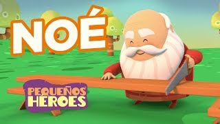 HISTORIAS DE LA BIBLIA PARA NIÑOS 📖🛳🐘 – NOE  PEQUEÑOS HEROES [upl. by Nohs473]