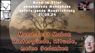 MondFEST Mabon  Hintergründe Rituale und meine Gedanken [upl. by Alegna]