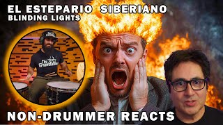 Nondrummer Reacts to El Estepario Siberianos Cover of quotBlinding Lightsquot by The Weeknd [upl. by Mehsah367]