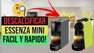 ✅☕Cómo DESCALCIFICAR Cafetera Nespresso ESSENZA MINI☕✅ [upl. by Malca]