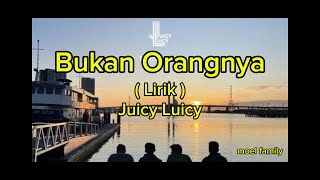 Juicy Luicy  Bukan Orangnya  Lirik [upl. by Ronaele]