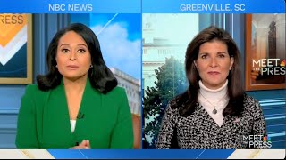 Nikki Haley on Meet The Press FULL [upl. by Aisenat]