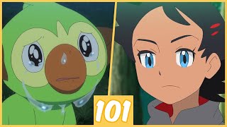 GOH RELEASES GROOKEY Thwackey and Rillaboom Appear  Pokemon Journeys Episode 101 ReviewRecap [upl. by Dombrowski644]