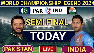 Pakistan Vs India Semi Final World Championship 2024 Pak lengends vs ind Lengends Match Time [upl. by Eustatius4]