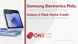 Samsung Galaxy Z Flip6 Home Credit Installment Digital Ad Q4 2024 10s x2 Philippines ST [upl. by Yauqaj]