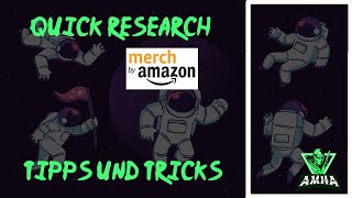 MBA Merch by Amazon Research I Ich zeige euch wie man schnell Subnischen im TShirt Business findet [upl. by Viv]