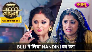 Bijli Ne Liya Nandini Ka Roop  FULL EPISODE 304  Dhartiputra Nandini [upl. by Dlorag]