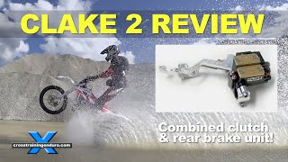 Clake Two review combined clutchlefthand rear brake setup︱Cross Training Enduro [upl. by Phira730]