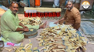 Factory Production Process of Paint Brushes  How Paint Brushes Are Made [upl. by Hattie]