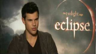 Taylor Lautner Interview  Twilight Eclipse Movie Junket [upl. by Aerdnod519]