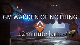 Destiny 2 GM WARDEN OF NOTHING  Did they NERF GMS [upl. by Ashlie]