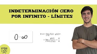 Indeterminación cero por infinito ♾️ Límites [upl. by Yelsha980]