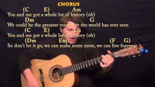 History One Direction Strum Guitar Cover Lesson in C with ChordsLyrics [upl. by Eerpud]