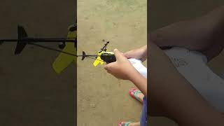 Remote control flying helicopter rchelicopter rchelicopterremotecontrol helicopter viralvideo [upl. by Laverna]