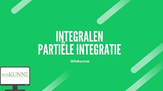 Integralen partiële integratie [upl. by Gris]