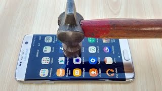 Samsung Galaxy S7 Edge Screen Scratch Test Gorilla Glass 4 [upl. by Gertruda]