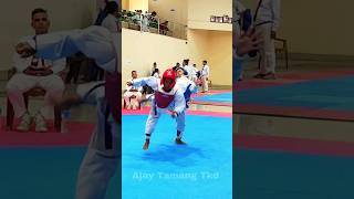 Diwas Tamang 🔥😱 highlights nepal taekwondo fighter ajaytamangtkd shorts [upl. by Anitsuj790]