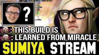 SUMIYA trying MIRACLE Invoker Build  Sumiya Invoker Stream Moment 145 [upl. by Lynnette]