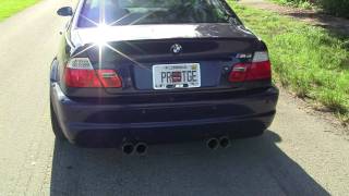 Active Autowerke Signature E46 BMW M3 Exhaust  Sound Clip [upl. by Anaeg471]