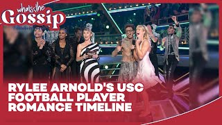 DWTS Rylee Arnolds New Romance with USC Football Player Relationship Timeline [upl. by Animsaj]