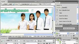 สอนการสร้างเว็บด้วยโปรแกรม Adobe Dreamweaver CS4 v2 [upl. by Ysor]