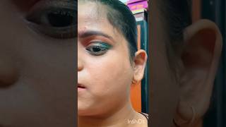 Browngreen eyemakeup look partyeyemakeup tradingeyemakeup [upl. by Lytsirk]