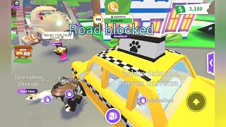 Adopt Me Update Taxi Gamepass Toxic Taxi Experience From People Blocking The Road And Trade Spams [upl. by Kaltman]