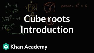 Introduction to cube roots  Numbers and operations  8th grade  Khan Academy [upl. by Nnylyaj]