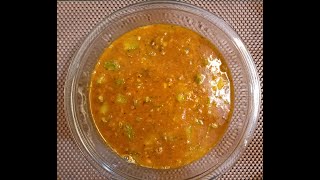 Brahmins Style Heerekayi Sambar  Ridge Gourd Sambar in Kannada  Herekayi Bele Sambar  Herekayi [upl. by Ramor306]