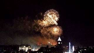 Edinburgh Fireworks 2017  View from Calton Hill [upl. by Feune162]