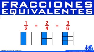 Fracciones equivalentes [upl. by Yruy]