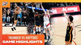 OKC Thunder vs Toronto Raptors  Game Highlights  February 4 2024 [upl. by Sitrik]