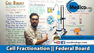 Cell Fractionation  Techniques Used in Cell Biology  Federal Board Biology XI [upl. by Nonac663]