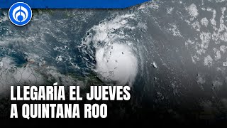 Impacto Inminente Huracán Beryl tocaría a tierra mexicana como categoría 1 o 2 [upl. by Xerxes275]