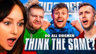 Freya Reacts to DO ALL SIDEMEN THINK THE SAME HARRY EDITION [upl. by Sandstrom]