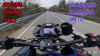 YAMAHA MT10 RAW SOUND AKRAPOVIC FULL SYSTEM [upl. by Lali621]