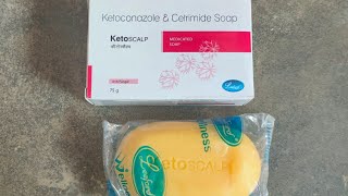 Ketoconazole amp Cetrimide Soap  ketoscalp Soap use in hindi [upl. by Etnoj]