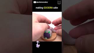 Making of GOODRA cake Pokemon Pokemon Wagashi HowToMake Shorts [upl. by Toddy]