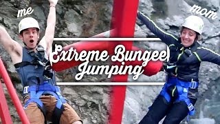 Extreme Bungee Jumping With My Mom [upl. by Chemar]