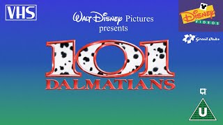 Opening to 101 Dalmatians UK VHS 1997 [upl. by Areht556]