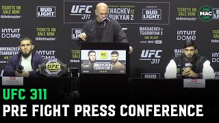 UFC 311 Islam Makhachev vs Arman Tsarukyan Full Press Conference [upl. by Llireva718]