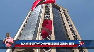 Tax Amnesty For Companies Ends On Dec 13th [upl. by Aggarwal]