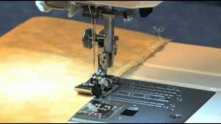 Janome Overedge Foot C Video Creating An Overedge Stitch [upl. by Eniale]